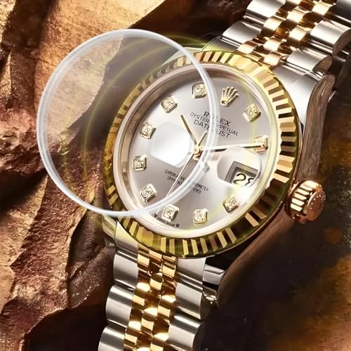 HiCycle2 Sapphire Watch Glass Crystal Replacement for 40mm Rolex Datejust 16200, 16223, 16233 Anti Refllective - Image 2