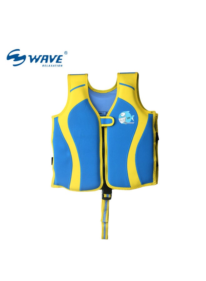 سترة نجاة للأطفال تصميم موجة، للأطفال الصغار والكبار، سترة تعويم كبيرة، لركوب القوارب والانزلاق المائي والوقاية من الفيضانات، سترة سباحة للأطفال