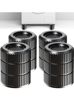 SYOSI 4 Pcs Anti Vibration Pads, Washer and Dryer Pedestals, Anti Vibration Pads for Washing Machine Noise Cancelling and Shock Support, Protects Laundry Room Floor - Washing Machine Support  - Image 1