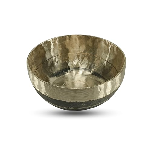 HOKOYA Bronze Dinner Set, Traditional Handmade Odisha Craft, Artisan-Made (1, Small Bronze Bowl) - Image 1