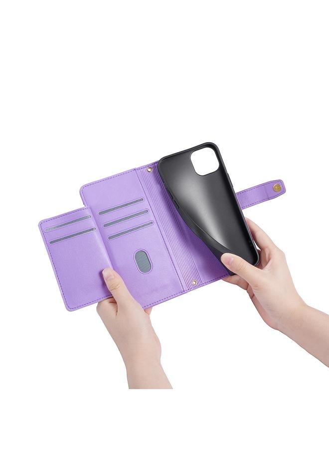 S-TOP Case For Honor X40 Sheep Texture Cross-body Zipper Wallet Leather Phone Case - Image 5