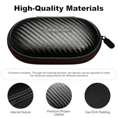 Sqrmekoko Hard EVA Carrying Case for Wireless Earphones, Shockproof Travel Storage Case Compatible with Beats Powerbeats 2, JayBird X2, Bose QC20 & SoundSport Wireless Headphones - Image 3