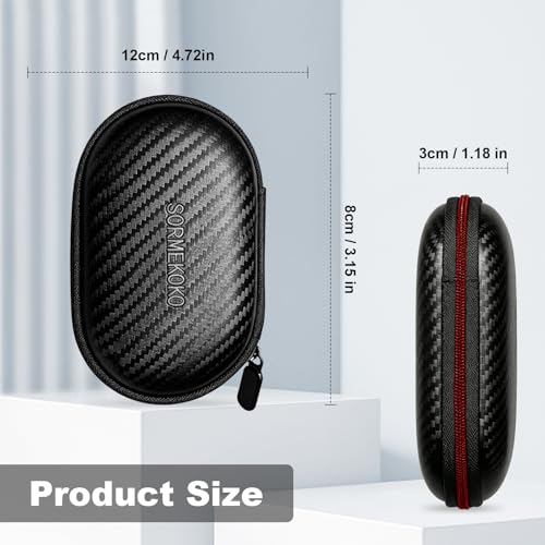 Sqrmekoko Hard EVA Carrying Case for Wireless Earphones, Shockproof Travel Storage Case Compatible with Beats Powerbeats 2, JayBird X2, Bose QC20 & SoundSport Wireless Headphones - Image 2