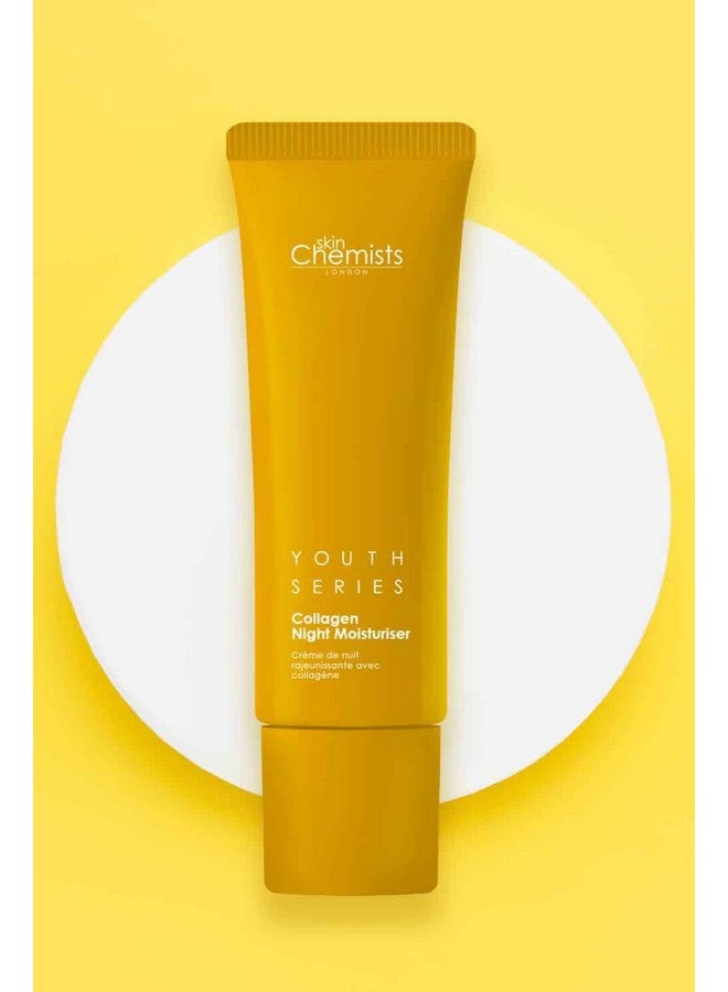 Skin Chemists Collagen Anti Aging Night Moisturiser | Anti Aging Skin Care Face Moisturiser Cream Enriched with Plant-Based Collagen, Marine Amino Acids & Coconut Oil - Daily Anti Aging Skin care 50ml - Image 3