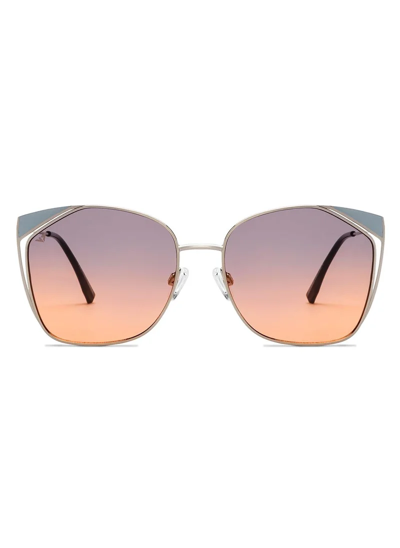 فينسينت تشيس Women's UV Protection Cat Eye Sunglasses - VC S15795 - Lens Size: 60 Mm