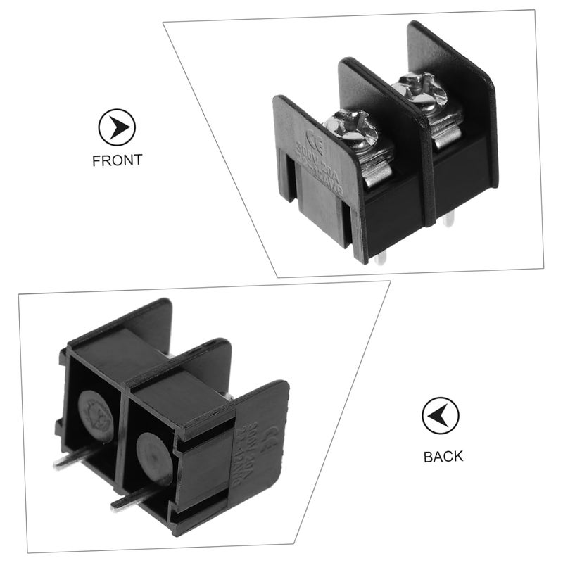 SMASOLO 50 قطعة كتلة طرفية برغيية للتركيب على لوحة الدوائر المطبوعة بمسافة دبوس 5 مم للمشاريع الكهربائية - Image 4