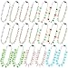 Traplace 20 PCS Light up Christmas Necklaces Xmas Party Accessories of 10 Kinds 3 Glow Modes Christmas Light Necklace party Favors Multicolor Xmas Light Necklace for FestiveTheme Ugly Sweater Supplies - Image 2