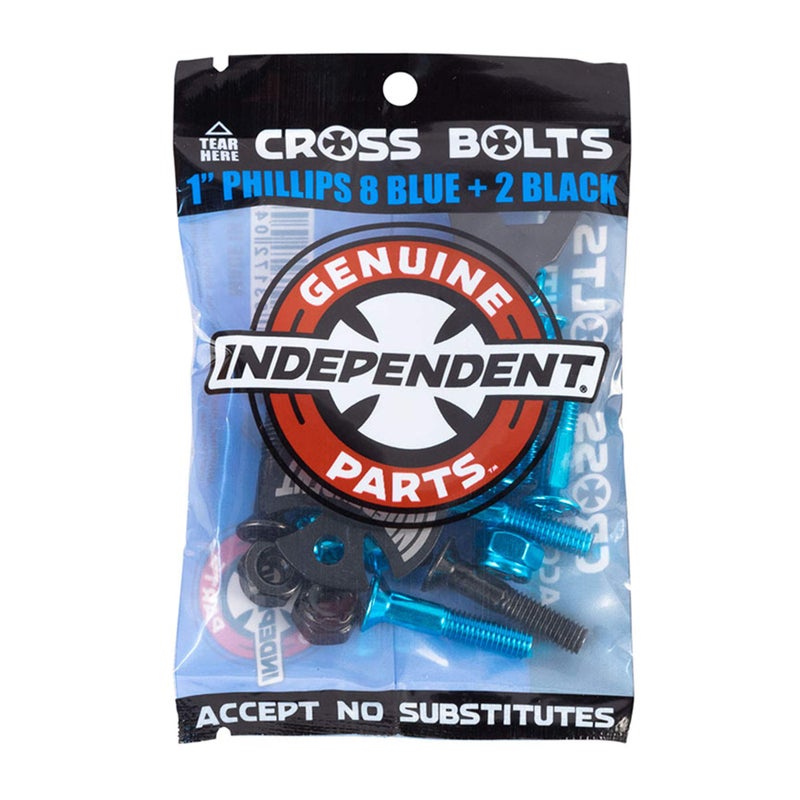 Independent Genuine Parts Phillips Hardware With Tool - Blue/Black - 1"" - Image 2