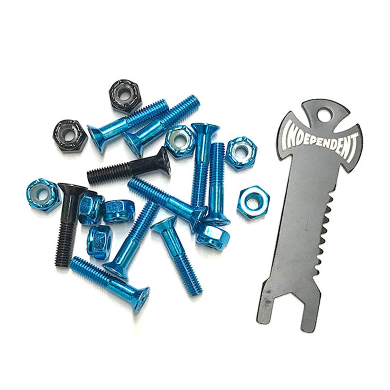 Independent Genuine Parts Phillips Hardware With Tool - Blue/Black - 1"" - Image 1