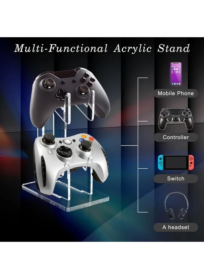 Single Layer Dual Controller Holder Stand For PS4 PS5 Xbox One Switch - Image 3