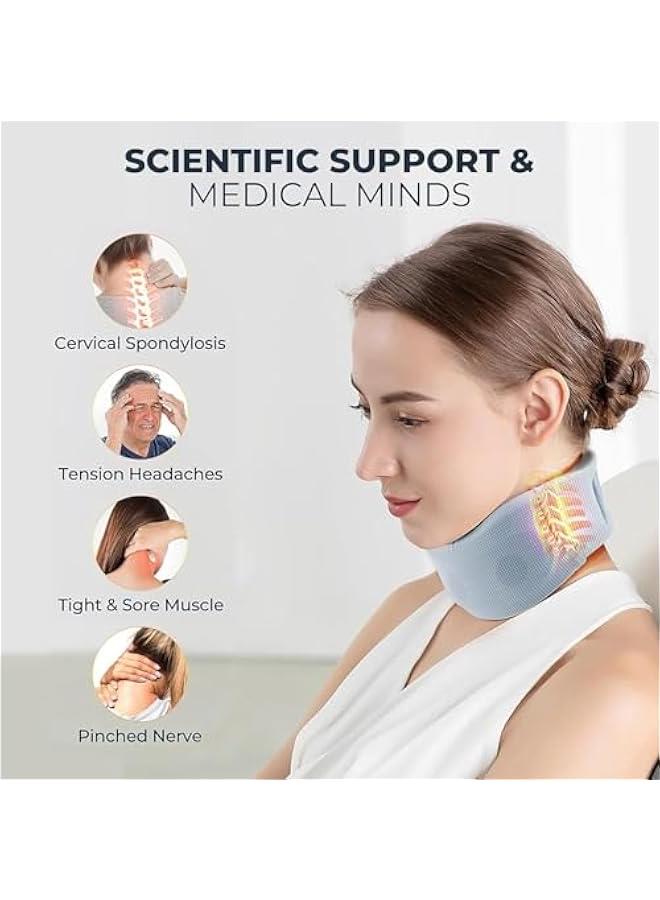 RYNX Neck Support，Soft Foam Neck Support Universal Neck Support，Soft Sponge Neck Sleep Care Adjustable Sleep Neck Care Relieve Neck  And Spinal Pressure - Image 2