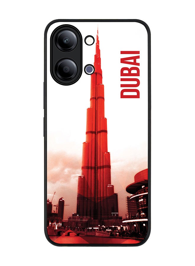 Stylizedd For vivo Y05 4G / Y6t 5G Case,Slim fit Camera Protection, Shockproof Thin Phone cover  - Dubai - The Burj - Image 1