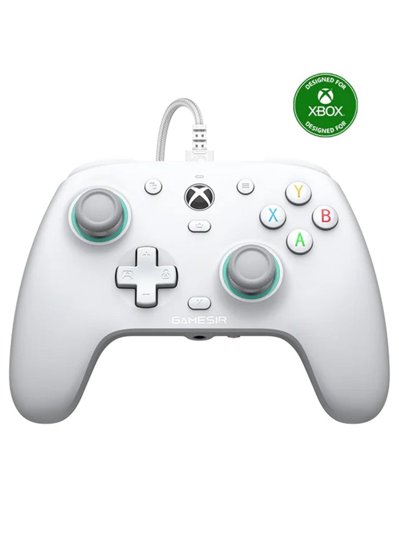 General Professional Gamepad GameSir G7se Wired Game Controllers for Xbox Series X/S, Xbox One, Windows 10/11 Plug Steam and Play Gaming Gamepad with Hall Effect Joysticks/Hall Trigger White  - Image 1