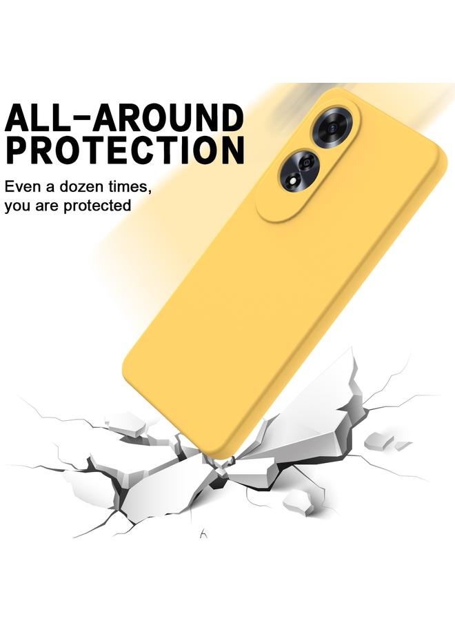 S-TOP Case For OPPO A60 4G Pure Color Liquid Silicone Shockproof Phone Case - Image 5