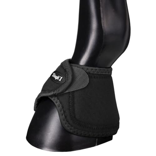 Tough 1 Performers 1St Choice No Turn Bell Boots, Black, Medium - Image 1