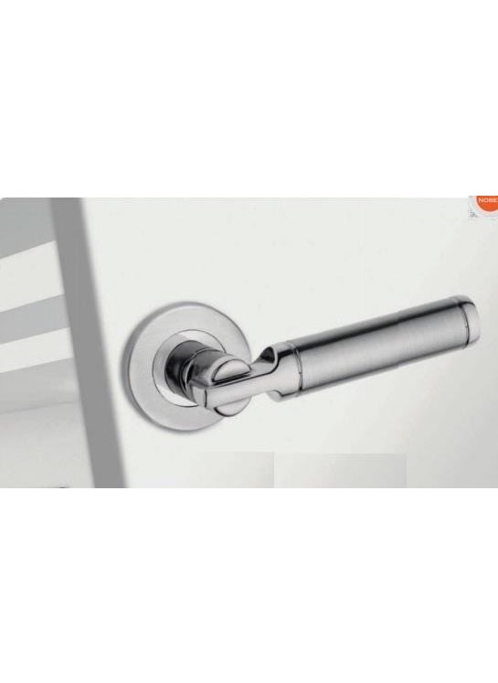 Nobel Door Handle Rosette Verda Yale Nickel Inox  - Image 2