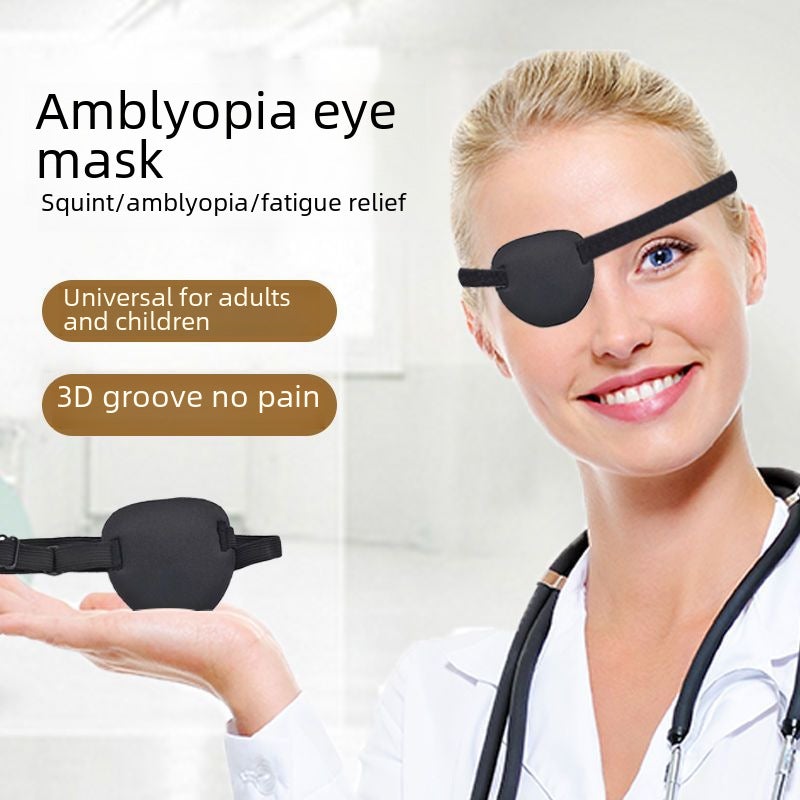 Generic 3D Pirate Sleep Mask for Strabismus Correction Universal for children/adults 
