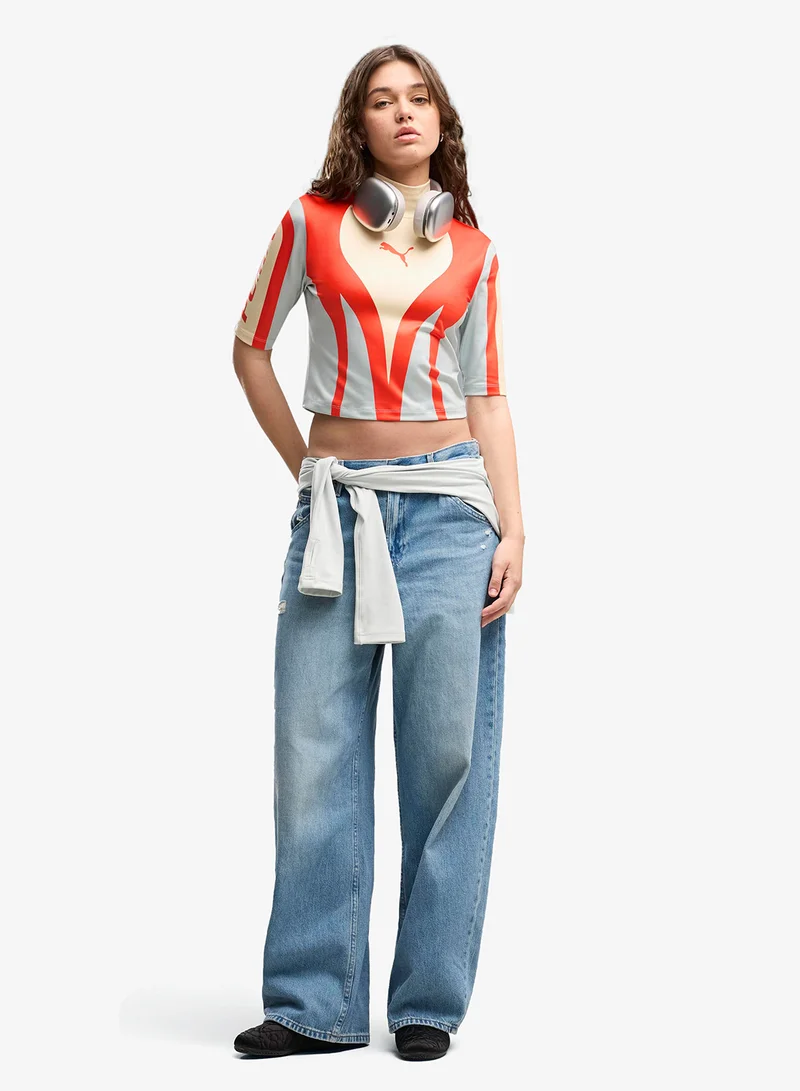 Puma Buttercream Future Archive Moto Top for Women | Best Price UAE