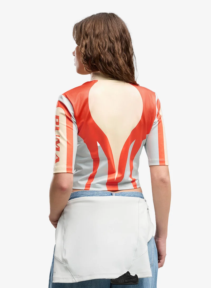 Puma Buttercream Future Archive Moto Top for Women | Best Price UAE