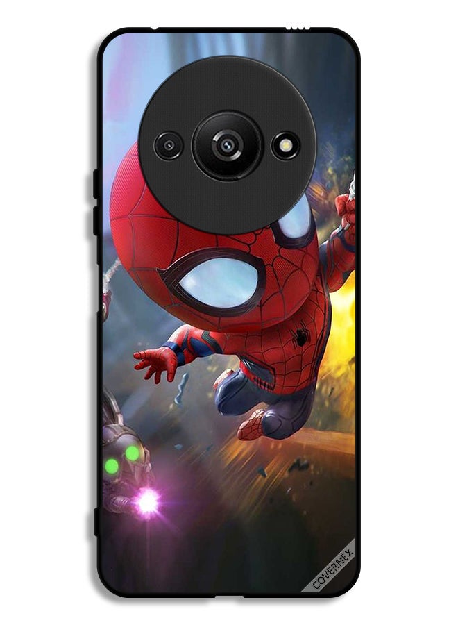 Covernex Xiaomi Redmi A3 4G Protective Case Cover Spiderman In Action - Image 1
