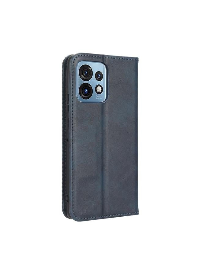 اس-توب جراب لهاتف Motorola Moto X40 Pro مصنوع من الجلد بمشبك مغناطيسي بتصميم كلاسيكي - Image 3