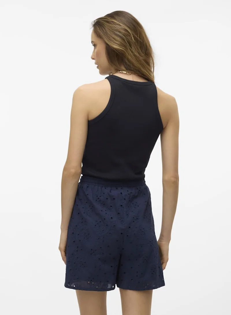 Vero Moda Black Cropped Tank Top for Women | Best Price UAE