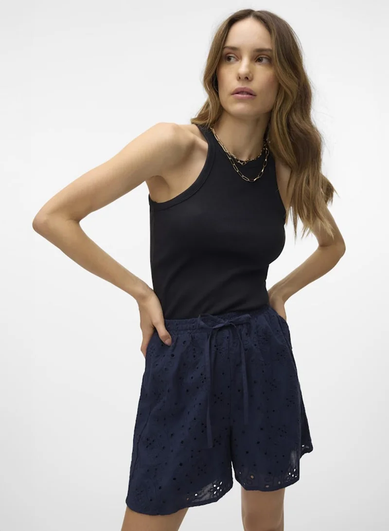 Vero Moda Black Cropped Tank Top for Women | Best Price UAE
