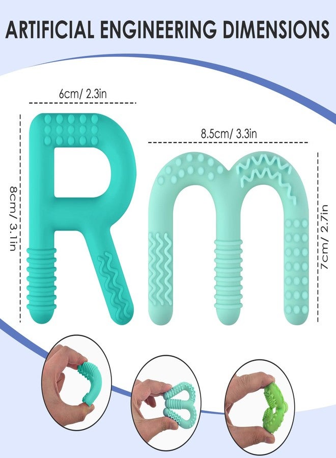 ERKOON 4 Pack Sensory Chew Toys, Food Grade Silicone Oral Motor Chewy Tubes for Autism ADHD SPD, Extra Tough Textured Teething Sticks, Special Needs Fidget Tools for Kids - Image 4