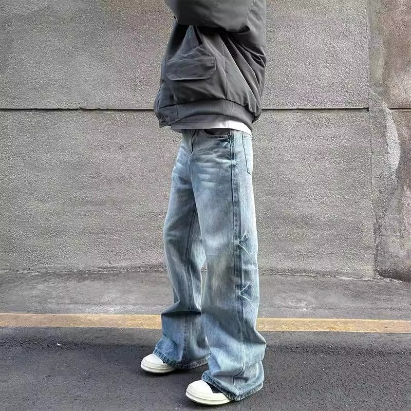 Unisex Casual Daily Denim Jeans - Image 3
