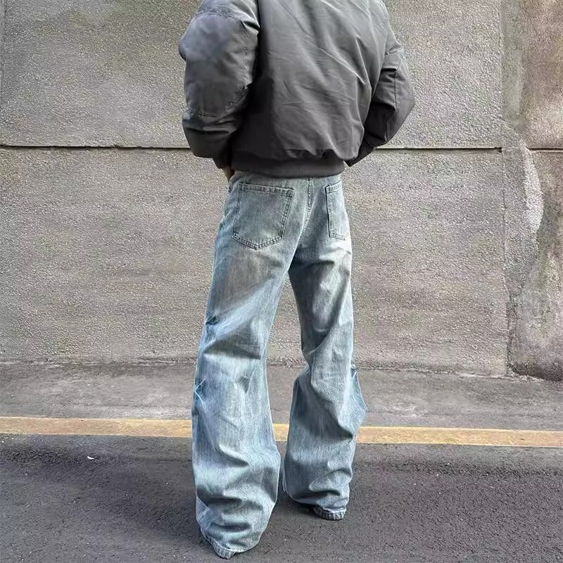 Unisex Casual Daily Denim Jeans - Image 5
