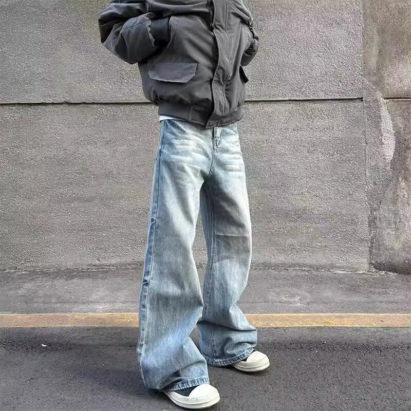 Unisex Casual Daily Denim Jeans - Image 2