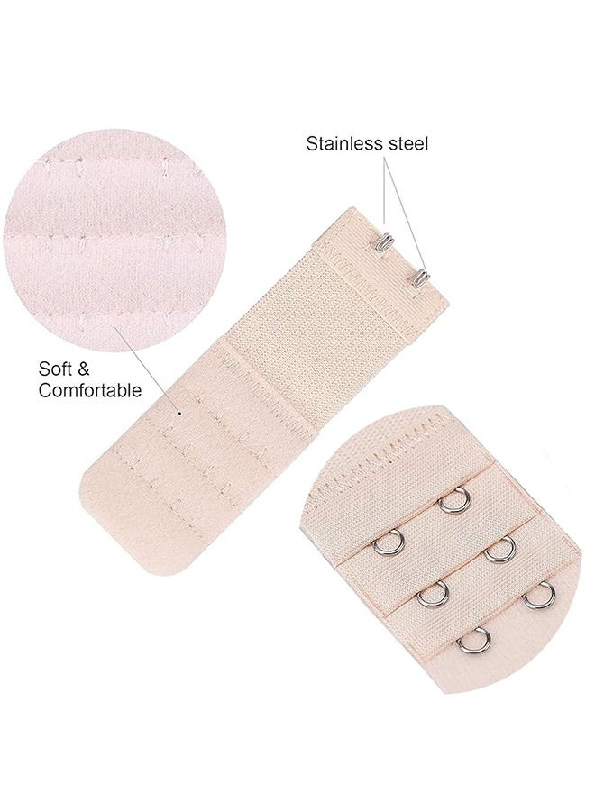 Tersely 9/10 Pieces Bra Extender Bra Strap Extension Women's Elastic Extenders, 3 Rows 2 Hooks and 3 Rows 3 Hooks,Easy to Use, Ideal for Pregnant Women - Image 3