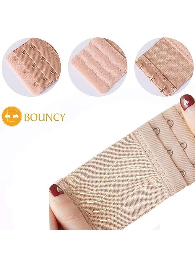 Tersely 9/10 Pieces Bra Extender Bra Strap Extension Women's Elastic Extenders, 3 Rows 2 Hooks and 3 Rows 3 Hooks,Easy to Use, Ideal for Pregnant Women - Image 5