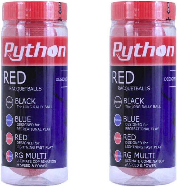 Python 3 Ball Can Red Racquetballs (Lightning Fast!)