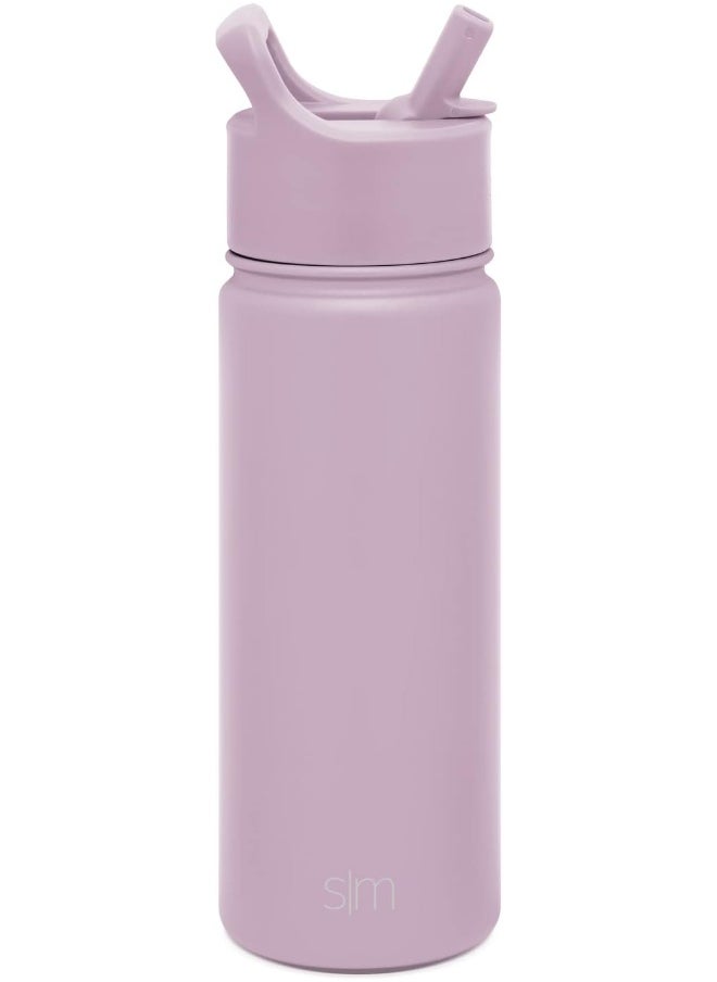 Kids Water Bottle With Straw Lid Vacuum Insulated Stainless Steel Metal Thermos Bottles Reusable Leak Proof Bpa Free Flask For School Summit Collection 18Oz, Lavender Mist - pzsku/ZAEE61F52795815F8581BZ/45/_/1722069142/31ce9329-e217-4f3d-8d3d-45404d5f42db