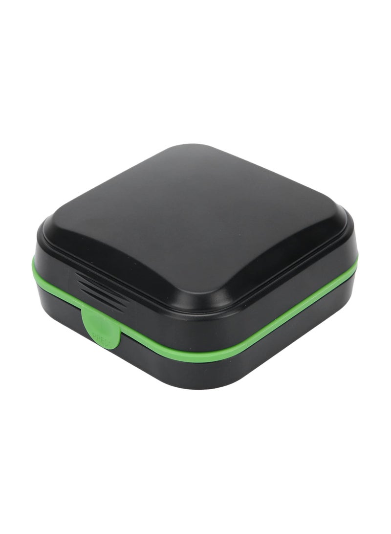 SYOSI Hearing Aid Case, Waterproof & Shockproof Storage Box with Soft Lining, Compact Portable Protective Container, Fits Most Brands, Ideal for Travel & Everyday Use, Pocket-Sized (Green) - Image 1