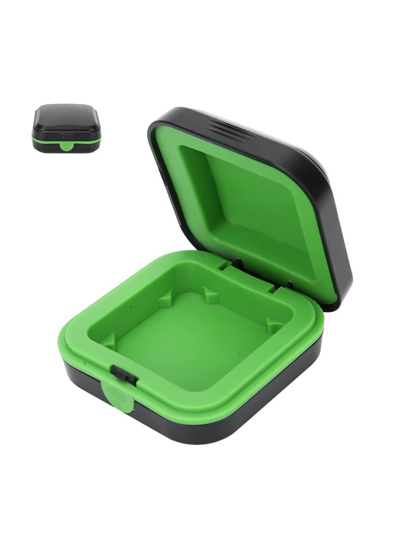 SYOSI Hearing Aid Case, Waterproof & Shockproof Storage Box with Soft Lining, Compact Portable Protective Container, Fits Most Brands, Ideal for Travel & Everyday Use, Pocket-Sized (Green) - Image 4