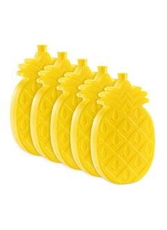 Muyixin Lunch Box Ice Packs (Set of 5) - Kids Cool Pack Freezer Blocks for Boys or Girls - Reusable Slim Cold Packs for Cooler Bag Travel - Pineapple  - Image 1