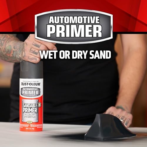 Rust-Oleum 260737 Automotive Sandable Primer Spray, 12 oz, White - Image 3
