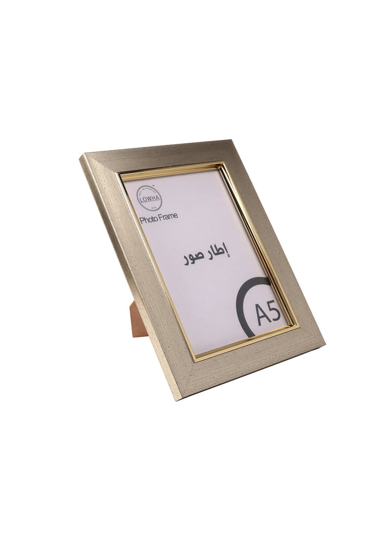 LOWHA - Tabletop Photo Frame Horizontal and Vertical Formats for Wall with stand - Image 1