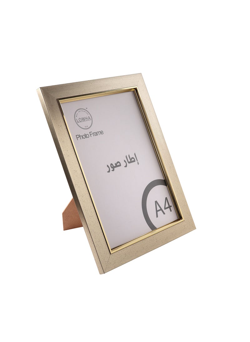 LOWHA - Tabletop Photo Frame Horizontal and Vertical Formats for Wall with stand - Image 1