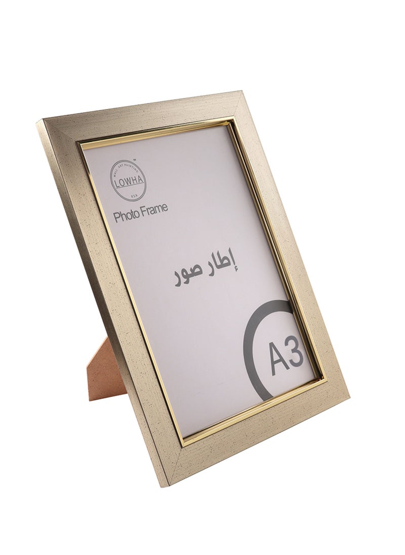 LOWHA - Tabletop Photo Frame Horizontal and Vertical Formats for Wall with stand - Image 1