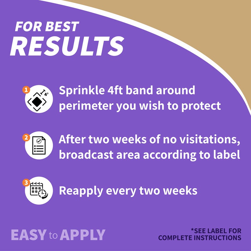 Bonide Snake Stopper Snake Repellent, 4 lb. Ready-to-Use Granules for Outdoor Pest Control, People & Pet Safe - Image 4