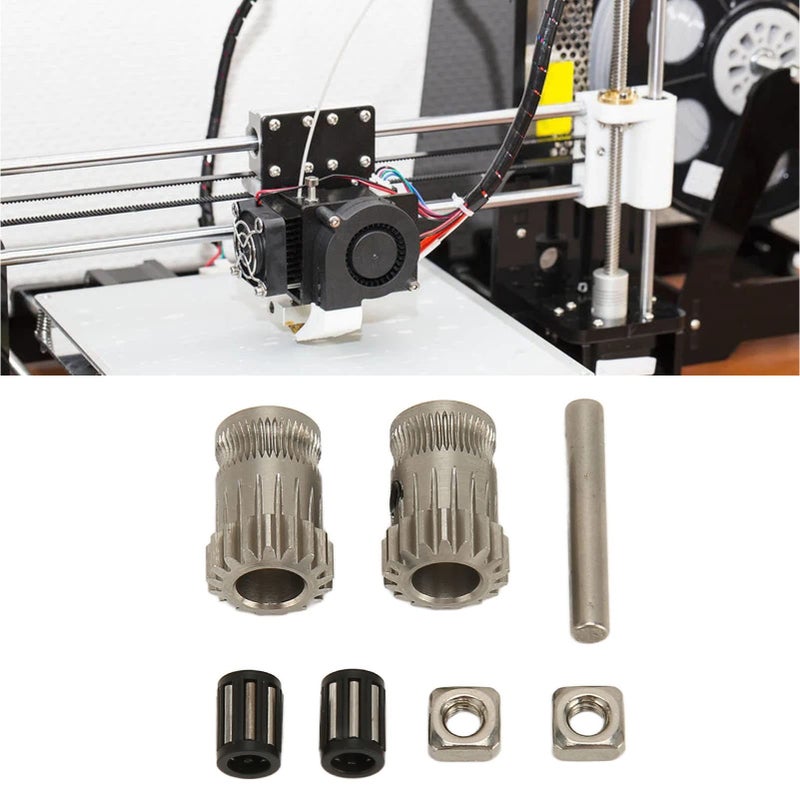 7Pcs Stainless Steel Drive Extruder Gear 3D Printer Accessories Replacement - Image 4