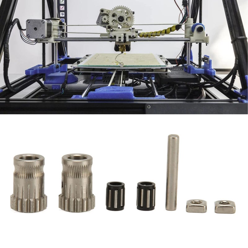 7Pcs Stainless Steel Drive Extruder Gear 3D Printer Accessories Replacement - Image 5