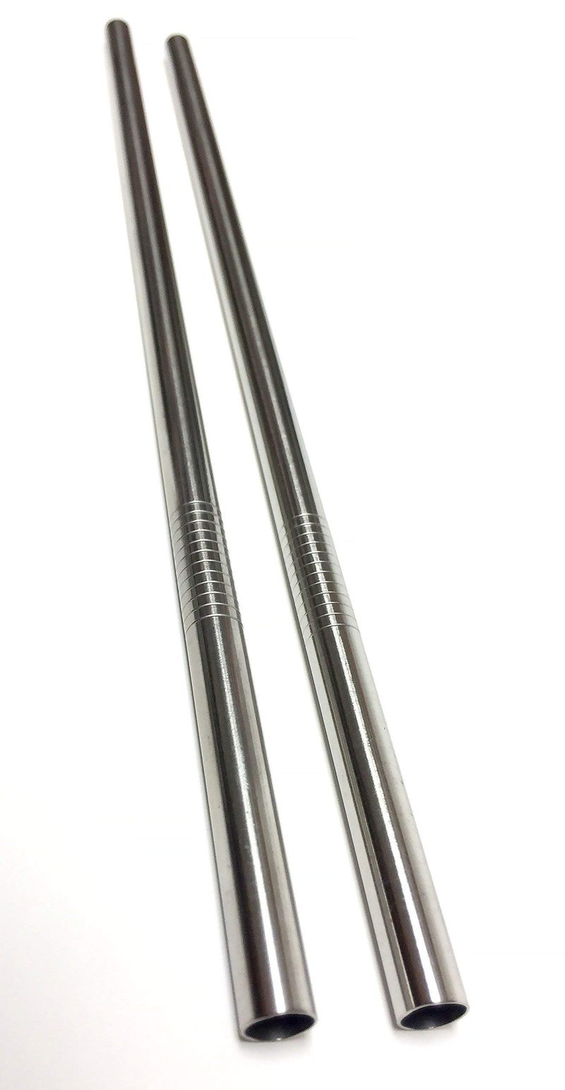 CocoStraw Venti Travel Mug Replacement Straws 2qty - Stainless Steel For Hot & Cold To-Go Drink Cups - Image 2