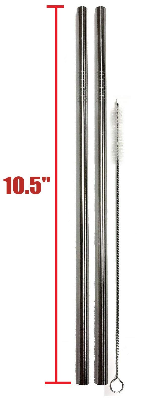 CocoStraw Venti Travel Mug Replacement Straws 2qty - Stainless Steel For Hot & Cold To-Go Drink Cups - Image 4