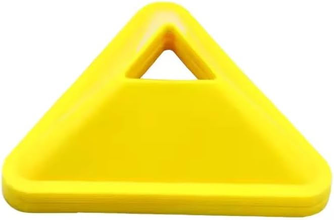 Triangle Plastic Training Cone Set - 50 pcs Multi-Color Markers - Image 1