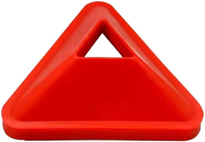 Triangle Plastic Training Cone Set - 50 pcs Multi-Color Markers - Image 3