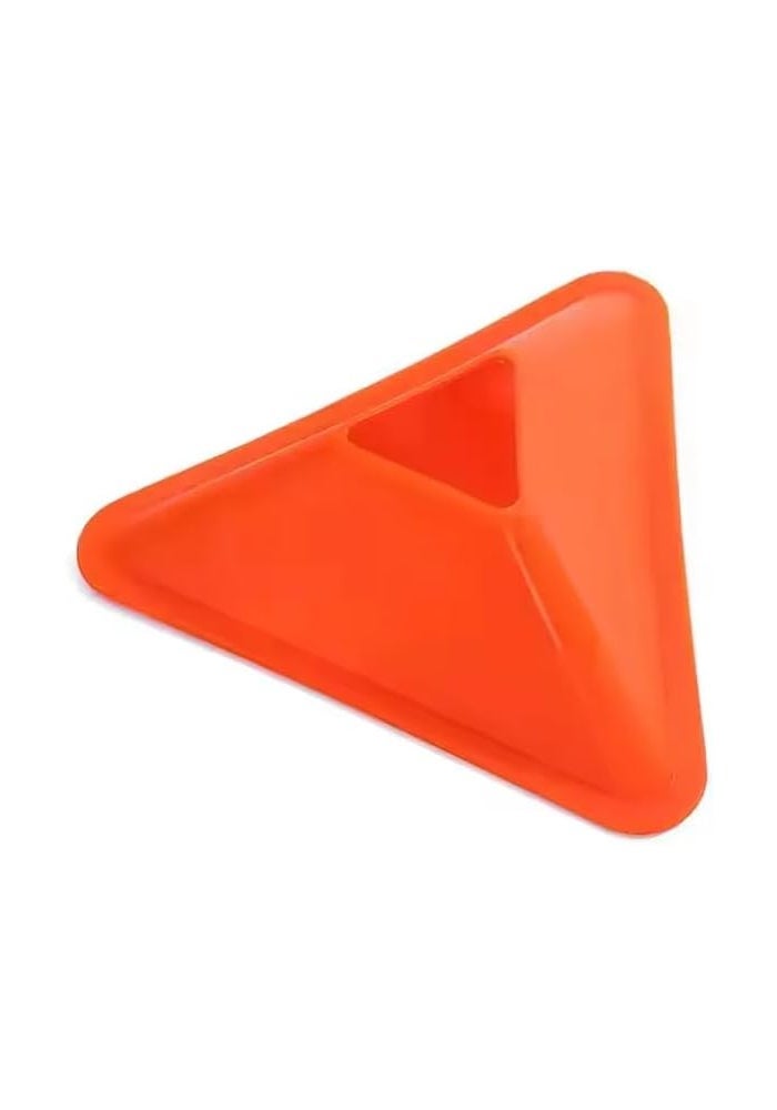 Triangle Plastic Training Cone Set - 50 pcs Multi-Color Markers - Image 4